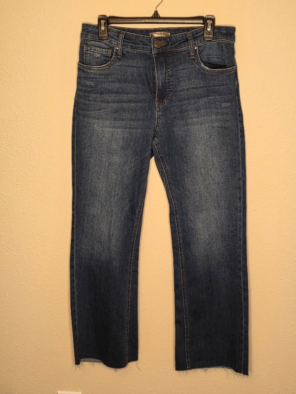 KUT From The Cloth "Kelsey" Women's High-Rise Ankle Flare Jeans, Size 8
